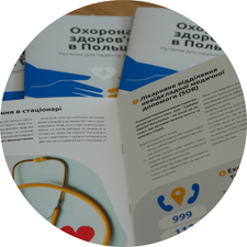 Brochures for Ukrainian rare disease patients in Poland